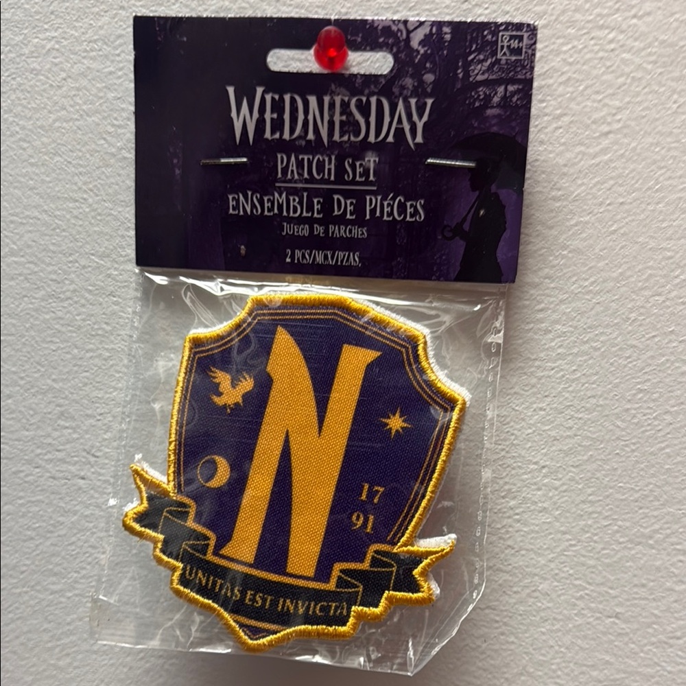Amscan Purple and Gold Patch Set
